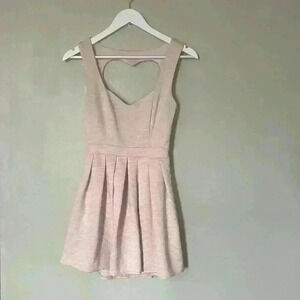Powder pink mini dress